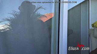 i'm fuckin this teen slut outdoors on the rooftop!!