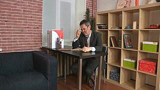 Lusty Teacher Sucks Balls Fucks Hardcore to Pass Teen Exams