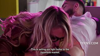 Work Turns Into Wild Teen Gangbang Orgy Chaos