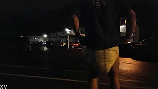 step outside wearing this very thick diaper while my lover watches my monster cock bulge it publicly