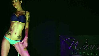 SEXY striptease DANCE turns wild with clothes RIPPED off in hot undressing frenzy