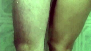 Hubby nearly catches wife shower-fucking his uncle in secret homemade heat
