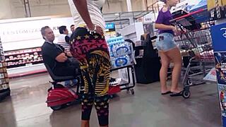 Hey those candid big tits in leggings got you staring pt 2?