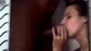 Hubby nearly catches wife shower-fucking his uncle in secret homemade heat