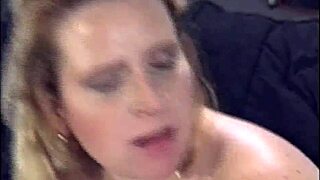 barefoot and pregnant wife gets bent over for big cock pounding then cum in mouth