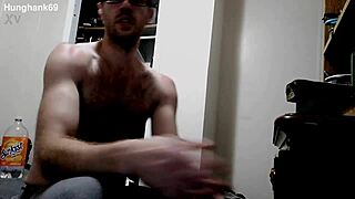 my heart races for hunghank69's monster black cock workout ride
