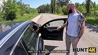 Hunt4k cheating slut rides cock wildly!