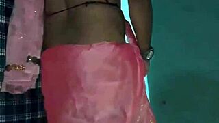 hot shemale in saree dances seductively with crossdressing indian mujra moves