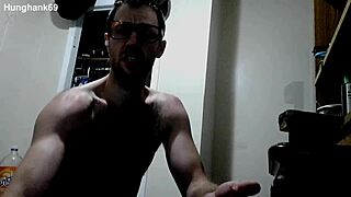 my heart races for hunghank69's monster black cock workout ride