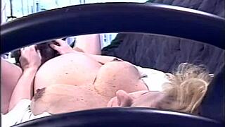 barefoot and pregnant wife gets bent over for big cock pounding then cum in mouth