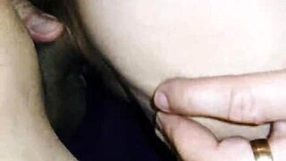 Skinny Milf Wife in Lingerings Begs Huge Cock to Stretch Tight Ass Rough