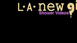 wow, this petite asian teen model 18+ is loving her sensual photoshoot bath and daddy interview vibes