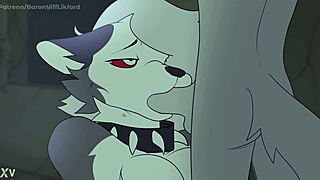 i love spending time sucking loona's furry cock in this animation