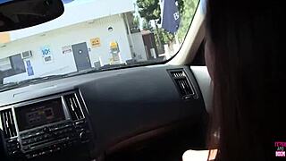 Talia's Big Tits Bounce Sucking Stranger's Monster Cock in Public Toilet Betrayal