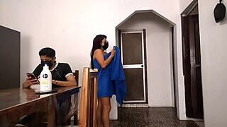 Stepdad strokes furiously spying stepdaughter bathroom striptease