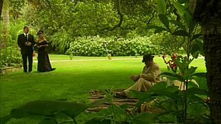 i roleplay history with my girl then fuck her gaping ass in the garden