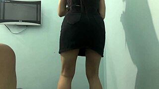 college coed works out her big brazilian ass in a tight miniskirt skirt lift tease 💦🍑