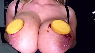 katarina hartlova's huge tits bounce wildly during hard pounding
