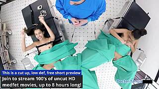 dr tampa backstage angel santana face fucks nurse aria nicole