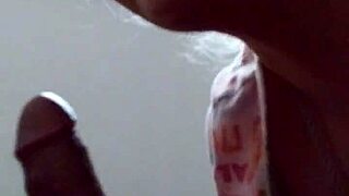 blonde slut gets facial after intense blowjob