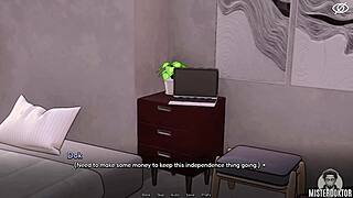 game bunker turns femboy ladyboy shemale sofa spooning frenzy