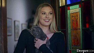 gorgeous amber moore... she cant resist deeper with a man in uniform licking her pussy!!