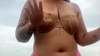 Teasing Beach Studs Bermuda Bulge Hard