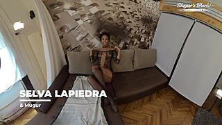 Selva Lapiedra takes it deep from behind with style