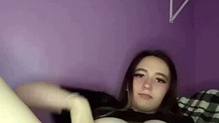 Young Amateur Teases Puffy Pussy Under Panties