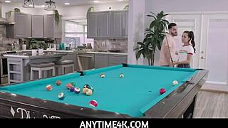 wanna watch freya von doom get used hard on pool table?