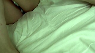MICRO BIKINI FLAT-CHESTED GIRL GIVES SLIPPERY FOOTJOB