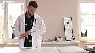 gynecologists double penetrate slutty patient polly pons at clinic