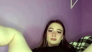 Young Amateur Teases Puffy Pussy Under Panties