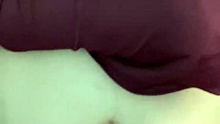 Hijab wife bent over, doggystyle creampied till pussy floods!