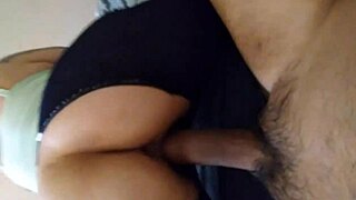daddysgirl86 spreads leggings-clad fat ass for monster cock wrecking