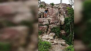 hey, ever seen leyne rodriguez get fucked hard on a mountain?