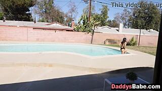 stepdad, your young asian girl's blowjob practice feels too good!