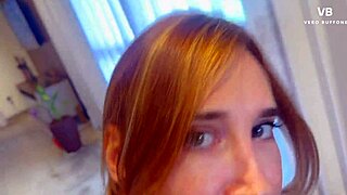 Tall Redhead Latina Mother-in-Law in Lingerie Fucks Son's Hung Friend Secretly