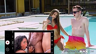ANYA KREY SCARLETT ANYA TAKE MONSTER BLACK COCKS BEACH FACIALS