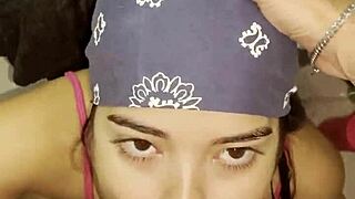 Her perfect deepthroat cowgirl ends in creampie?