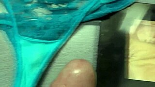i masturbated hard and came all over stepmothers used panties