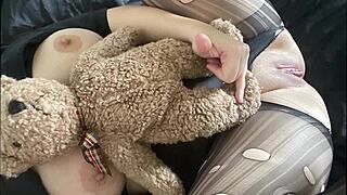 ASMR Saudi Amateur Squirts Loud in LA Masturbation Orgasms
