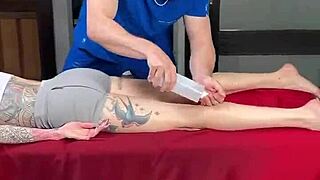 big boobs milf sasha gets oiled tantric massage turning into hardcore pussy fuck and huge facial