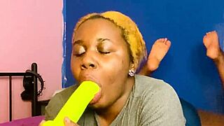 cute blonde babe grabs dildo craving cock suck yeah or nah