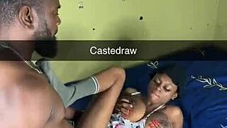 she lets him grab her big natural saggy tits