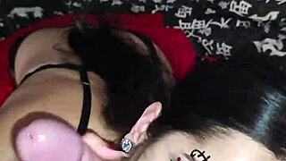 Wellington Prado's Veiny Monster Cock Deepthroats Brunette Before Massive Facial Cumshot