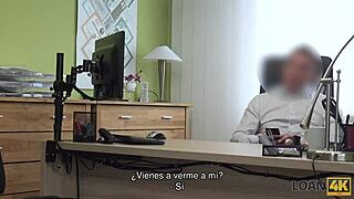 Loan4k Delivery Girl Handles Your Sausage In Office Interview