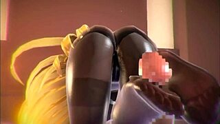 one day with infinite squirting hentai girl riding monster cock!