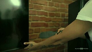 ana b gets double penetrated in hardwerk 2bang threesome