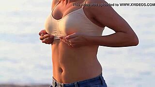 those softly bouncing breasts tease without going nude